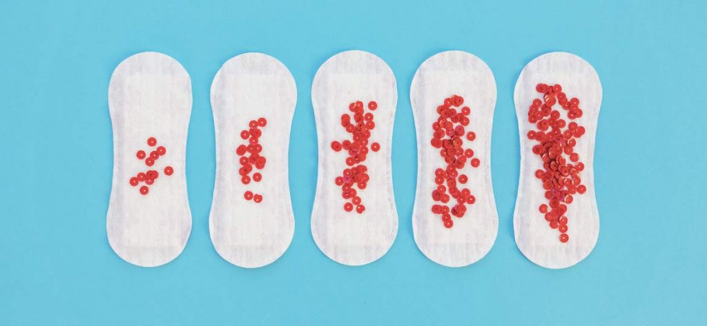immagine infografica cicli mestruali abbondanti trattamento