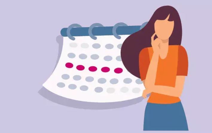 woman stress menstrual cycle problem
